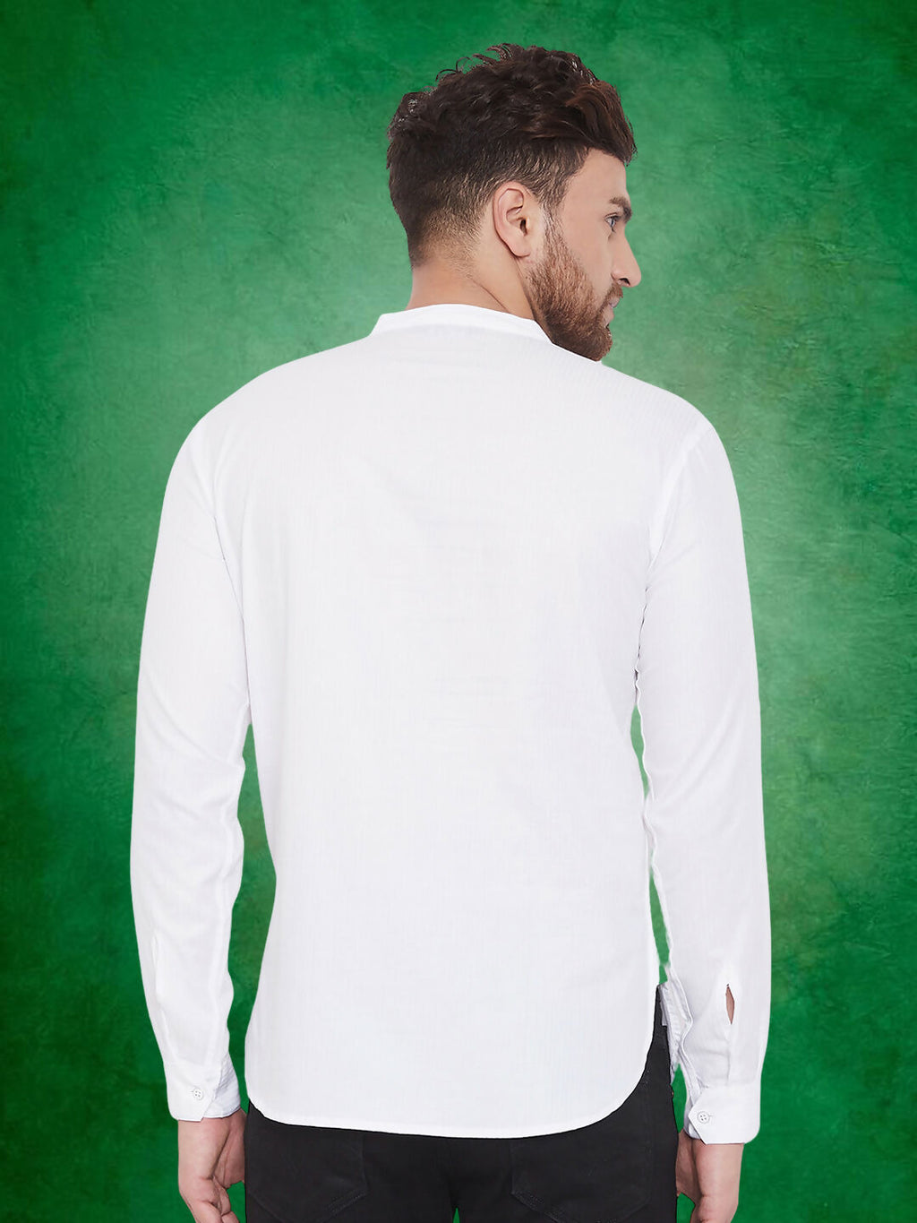 Even Apparels Men's Pure Cotton White Kurta | Grocsy