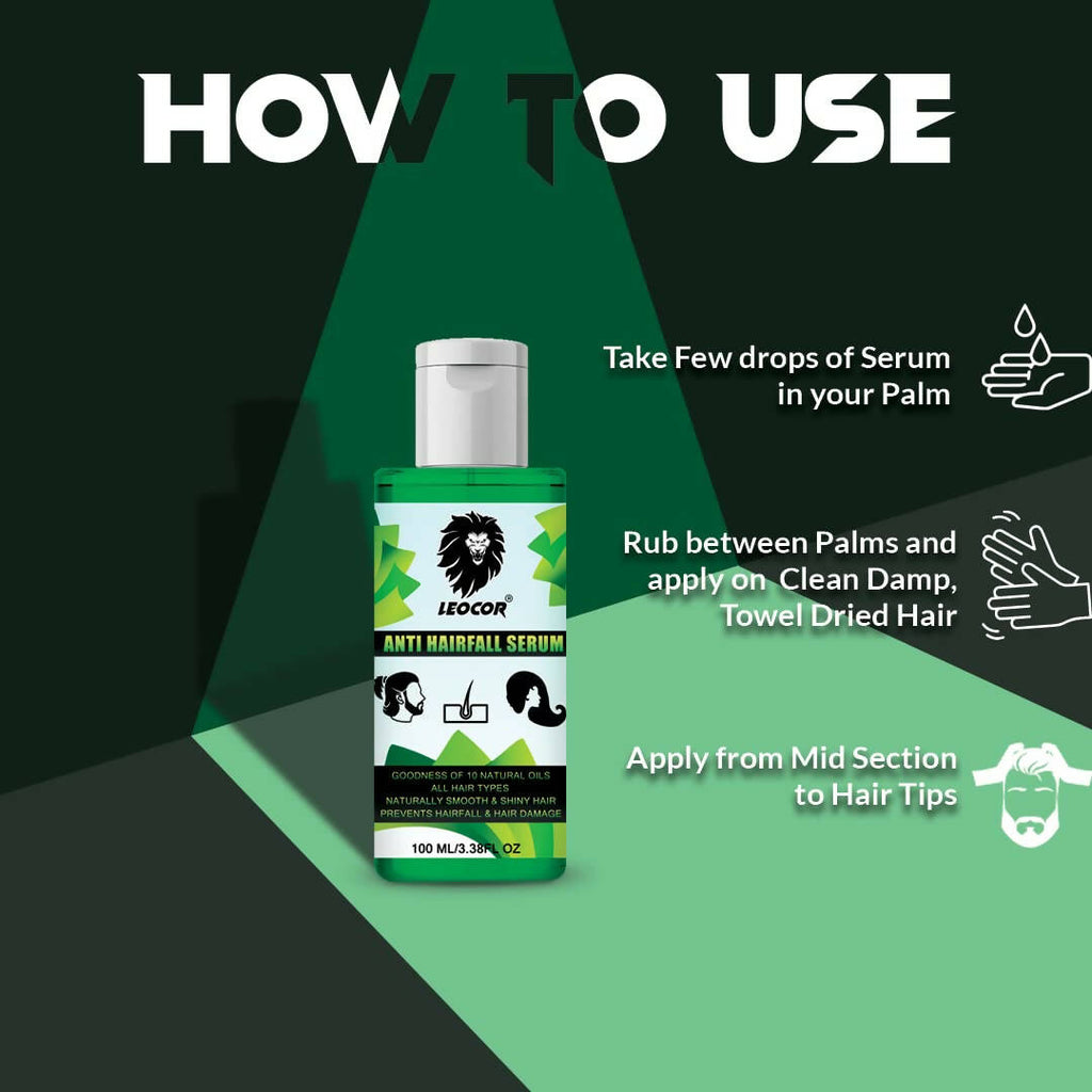 Leocor Anti Hair Fall Serum | Grocsy
