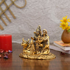 Collectible India Handcrafted Shiva Parvati Ganesh Idol | Grocsy