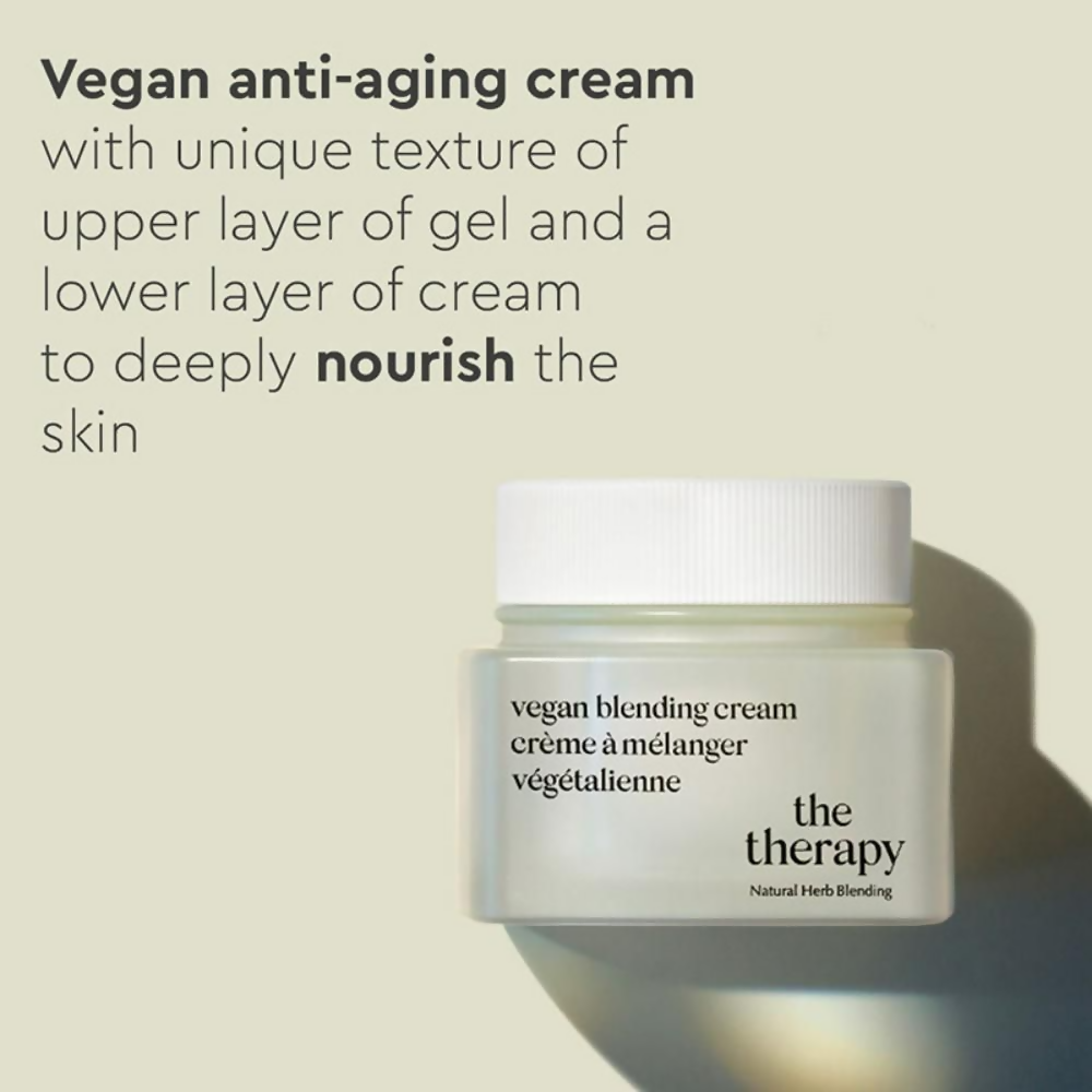 The Face Shop The Therapy Vegan Blending Cream Organic & Vegan 2 In 1 Gel & Cream | Grocsy