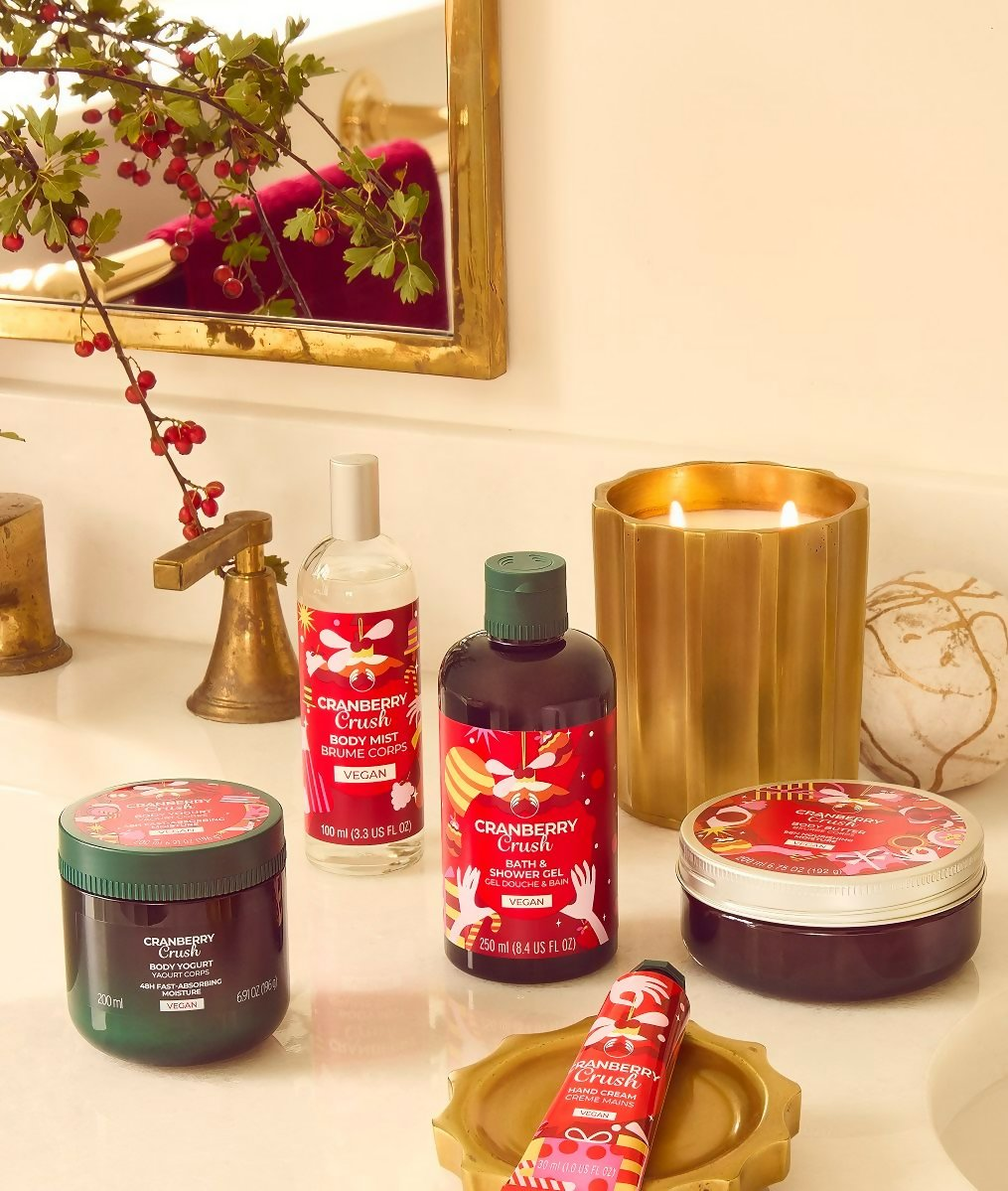 The Body Shop Cranberry Crush Bath & Shower Gel | Grocsy