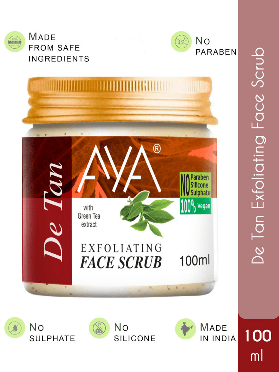 AYA Detan Exfoliating Face Scrub | Grocsy