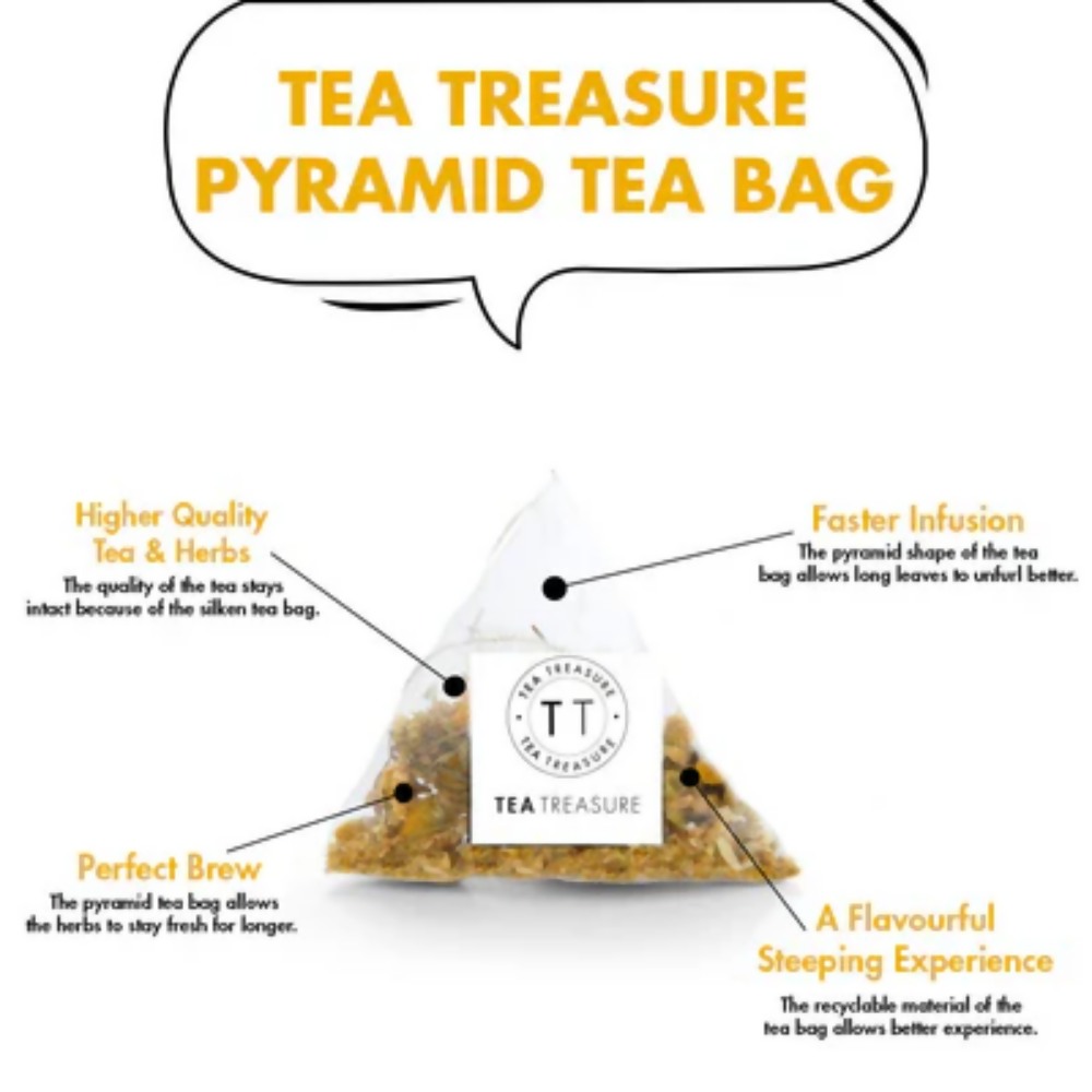 Tea Treasure Pure Chamomile Tea Bags | Grocsy