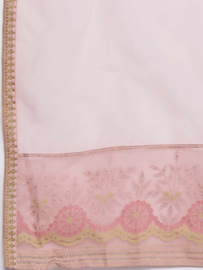 Ahalyaa Women's Traditional wear Kurta Set - Pink | Grocsy