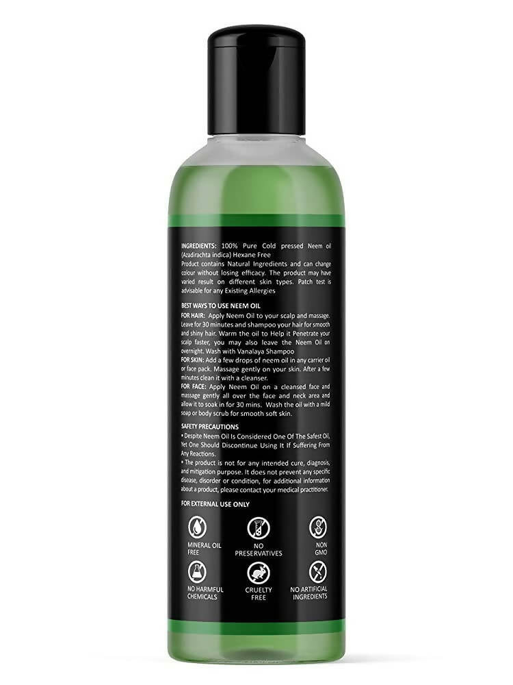 Vanalaya Cold Pressed Neem Oil | Grocsy