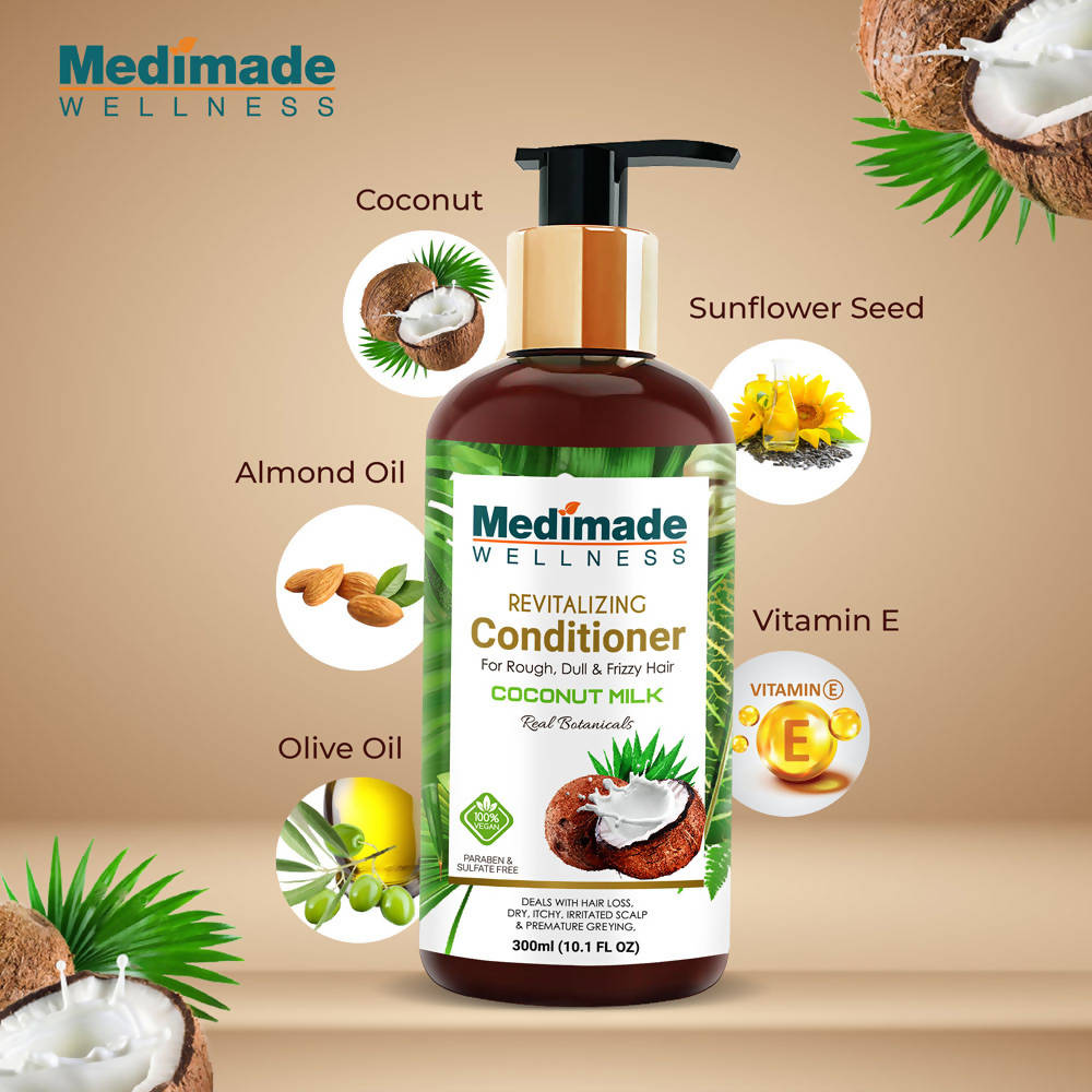 Medimade Wellness Revitalizing Conditioner With Coconut Milk | Grocsy