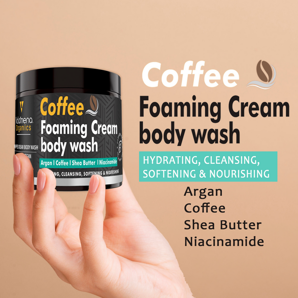 Volamena Organics Arabica Coffee Foaming Cream Body Wash | Grocsy