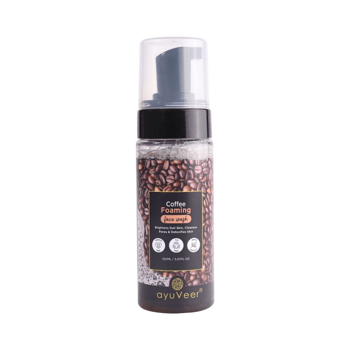 Ayuveer Coffee Foaming Face Wash | Grocsy