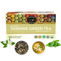 Teacurry Jasmine Green Tea Bags | Grocsy