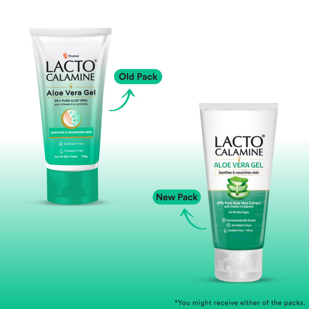 Lacto Calamine Aloe Vera Gel Face Moisturizer | Grocsy