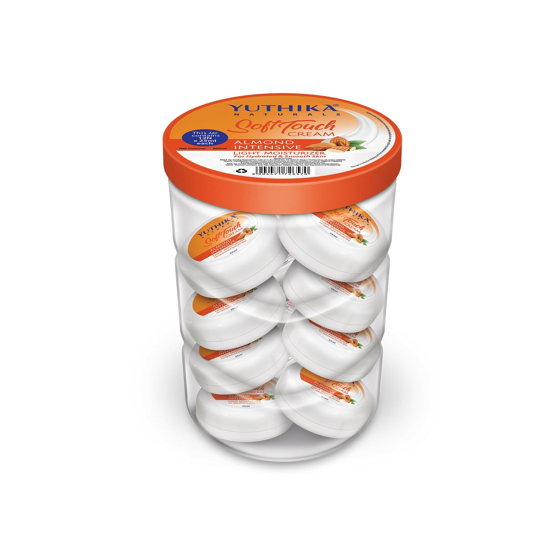 Yuthika Almond Intensive Light Moisturizer Cream | Grocsy