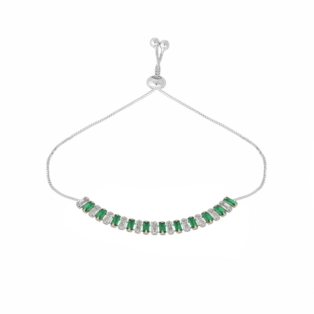 Nuyug Green Emerald Radiance Anti Tarnish Bracelet | Grocsy