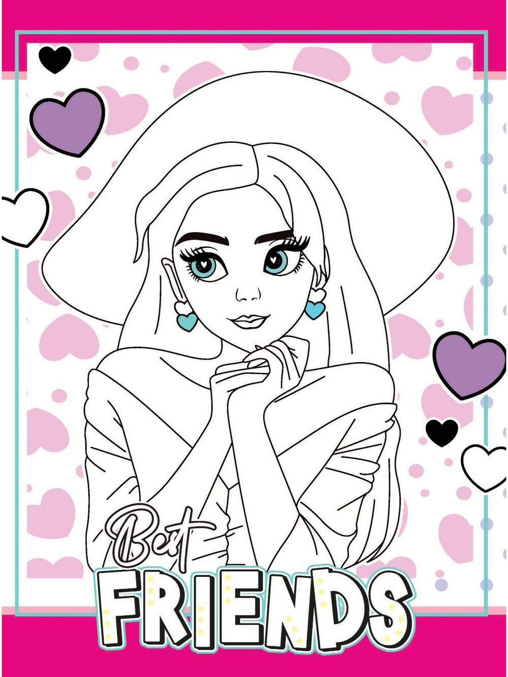 Dreamland Publications Colour Your Own Manga Book 4 With Free Manga Colouring Poster For Kids | Grocsy