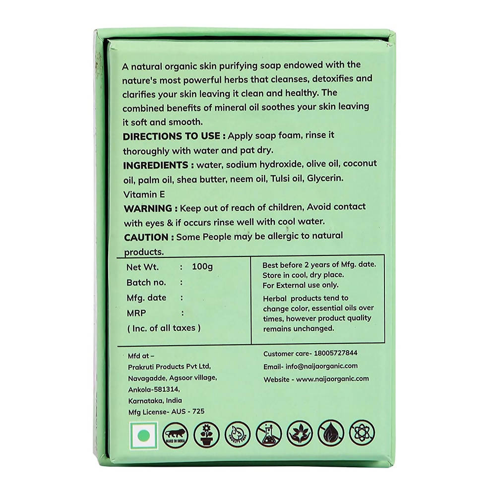 Naija Neem & Tulsi Skin Purifying Soap | Grocsy