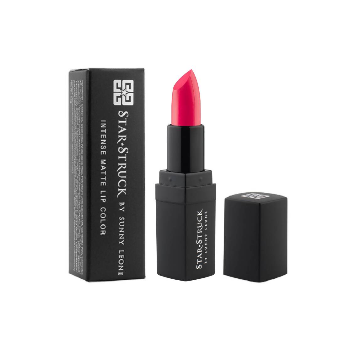 Star Struck By Sunny Leone Intense Matte Lip Color - Wild Cherry | Grocsy