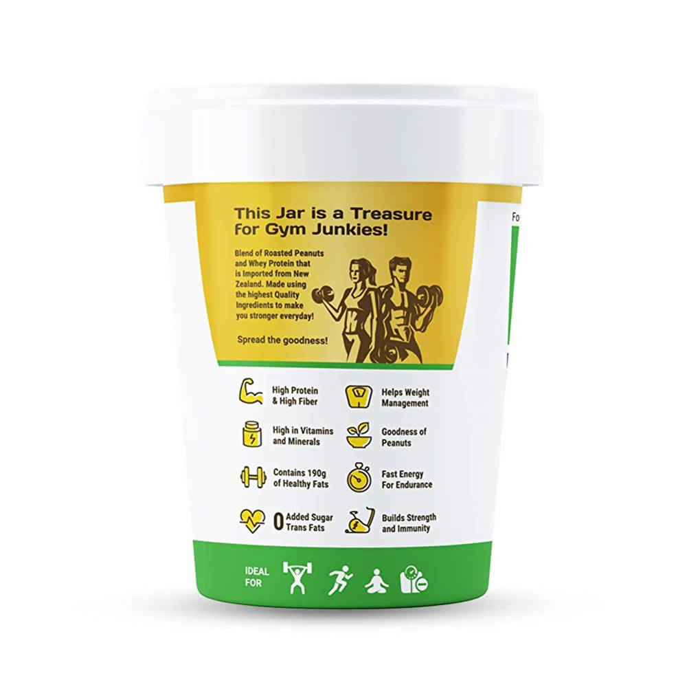 Pintola High Protein Natural Creamy Peanut Butter | Grocsy