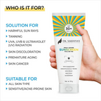 Dr.Sakhiya Specially Customised SPF 30+ PA+++ Sunscreen | Grocsy