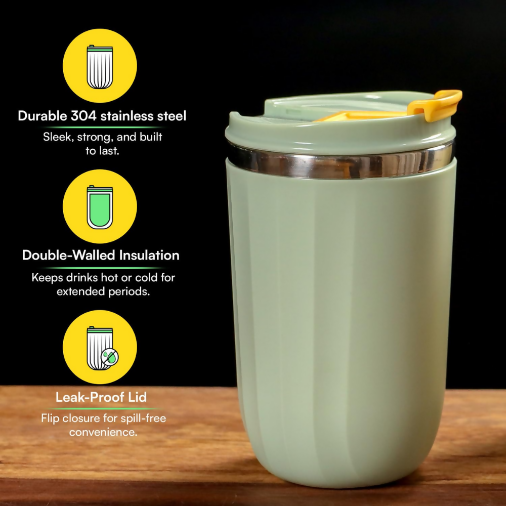 Udyan Tea Stainless Steel Vacuum Insulated Tumbler - Sage Green | Grocsy