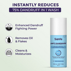Sanfe Anti Dandruff One Wash Shampoo | Grocsy