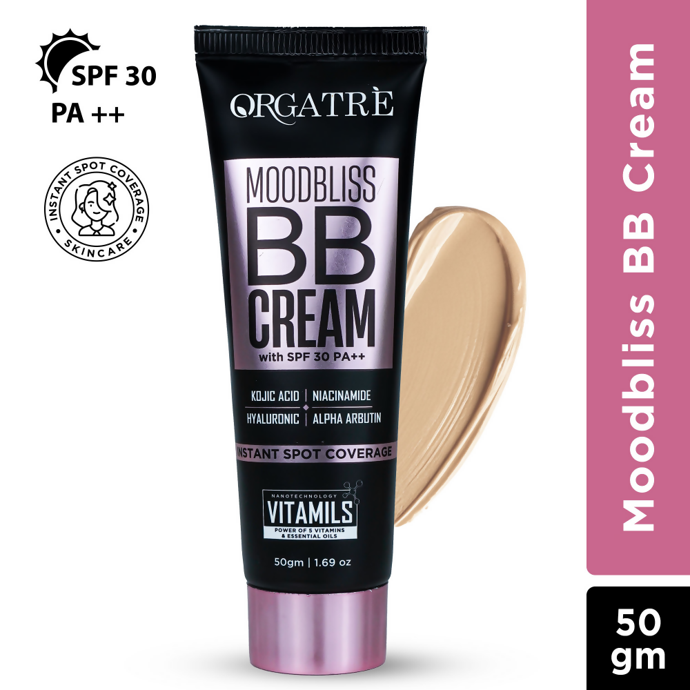 Orgatre Moodbliss BB Cream With SPF 30 PA++ - White Beam-125 | Grocsy