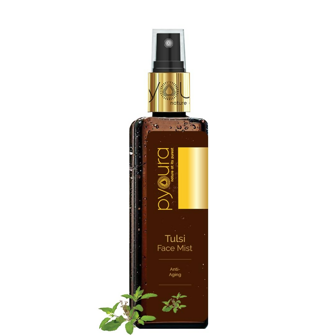Pyoura Tulsi Anti Wrinkle Glowing Skin Face Toner Mist | Grocsy