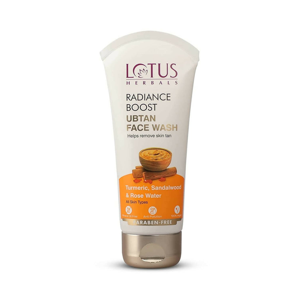 Lotus Herbals Radiance Boost Ubtan Facewash | Grocsy