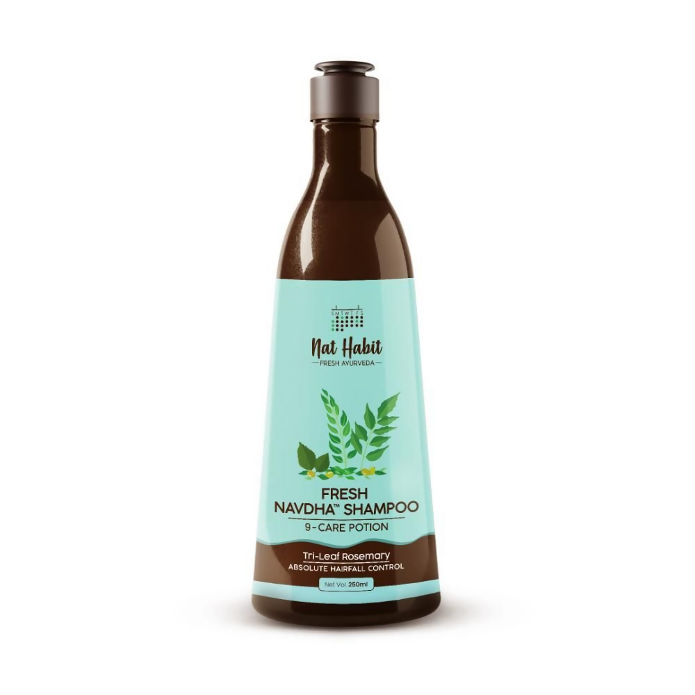 Nat Habit Tri-Leaf Rosemary Navdha Shampoo | Grocsy