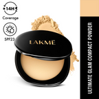 Lakme Ultimate Glam Compact, Skin Lightening Compact Powder - Ivory Fair 01 | Grocsy