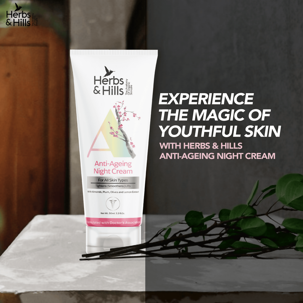 Herbs & Hills Anti Ageing Night Cream | Grocsy