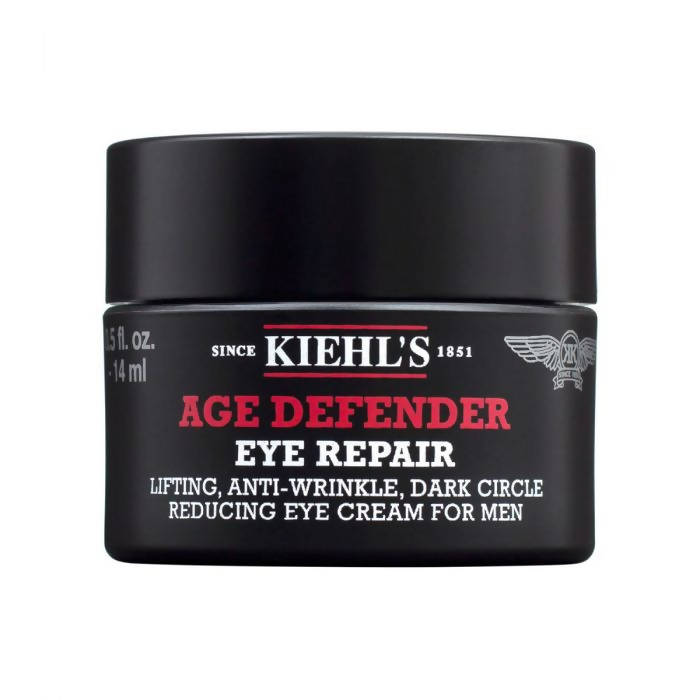 Kiehl's Age Defender Eye Repair Cream With Blurring Minerals, Linseed & Rye Seed Extract For Men | Grocsy