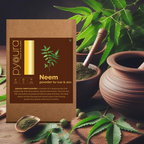 Pyoura Neem Leaf Powder 100% Pure & Natural Hygienically Dried Pack For Healthy Scalp & Strong Hair | Grocsy