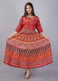 Vamika Multicolor Cotton Printed Party/Casual Wear Kurti (GAM26K) | Grocsy