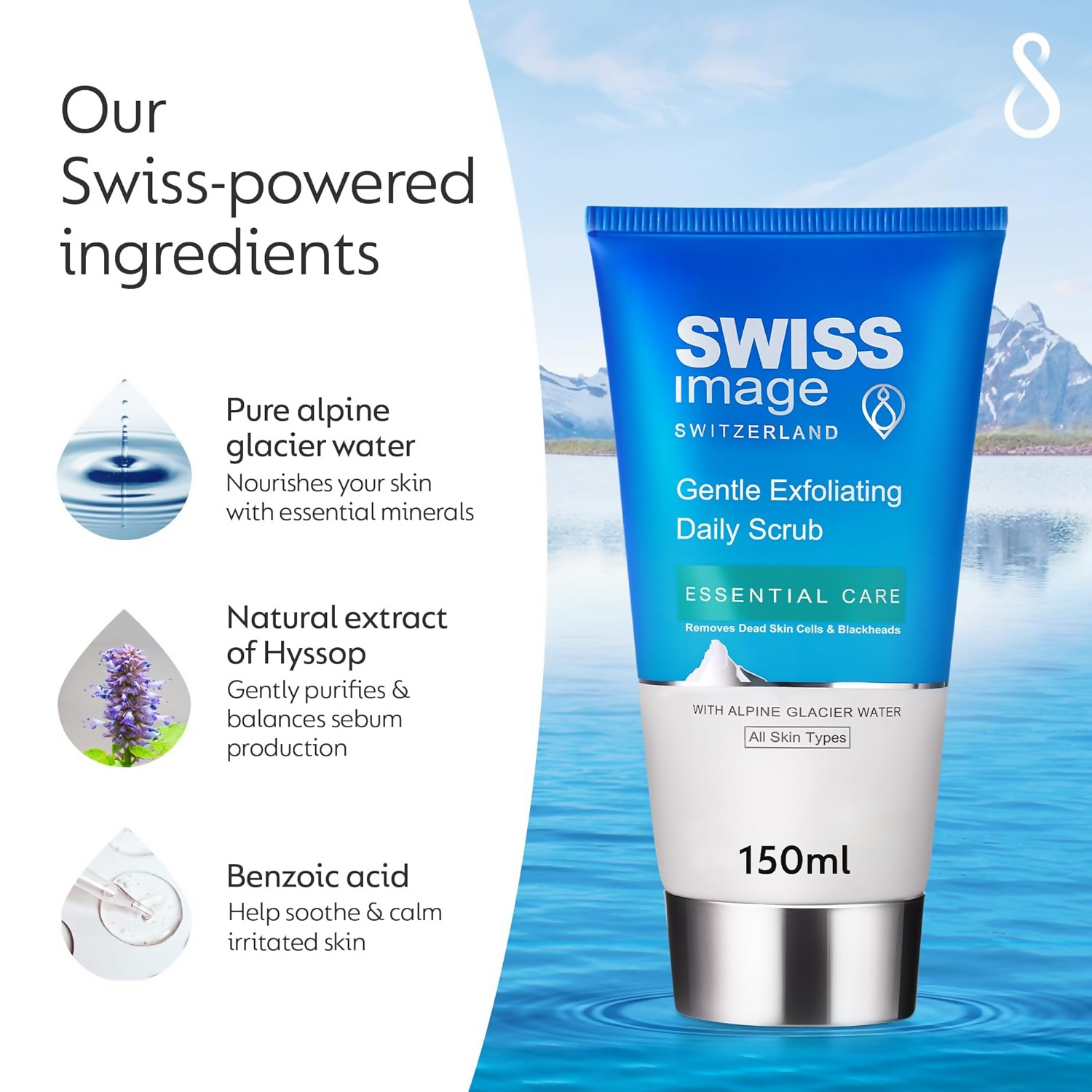 Swiss Image Essential Care Gentle Exfoliating Daily Scrub | Grocsy