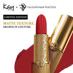Kay Beauty x Falguni Shane Peacock Luxe Matte Lipstick - Crimson Silk | Grocsy