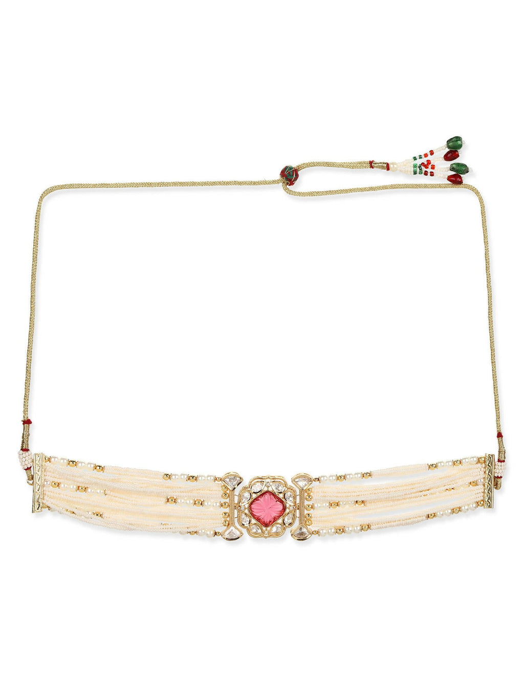 Women's Gold-Polished Necklace - Ruby Raang | Grocsy