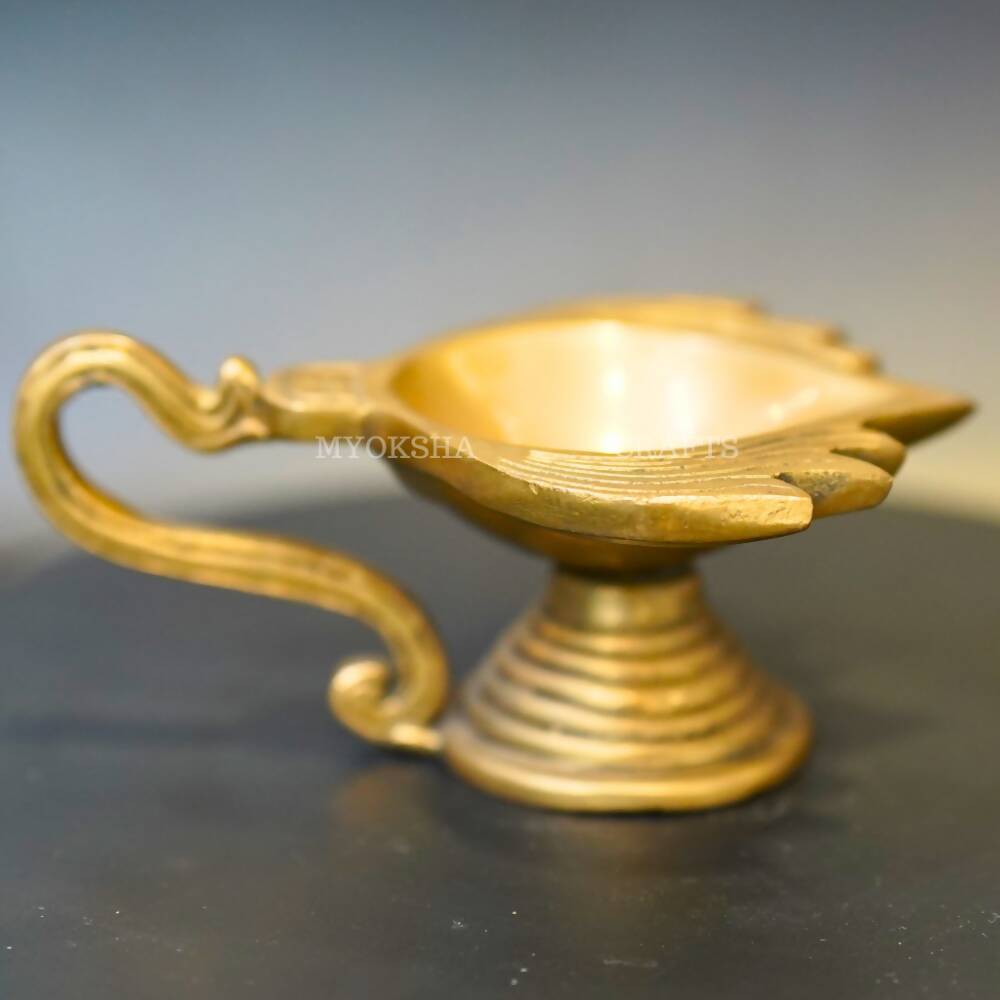 Brass Lotus Arathi Diya | Grocsy