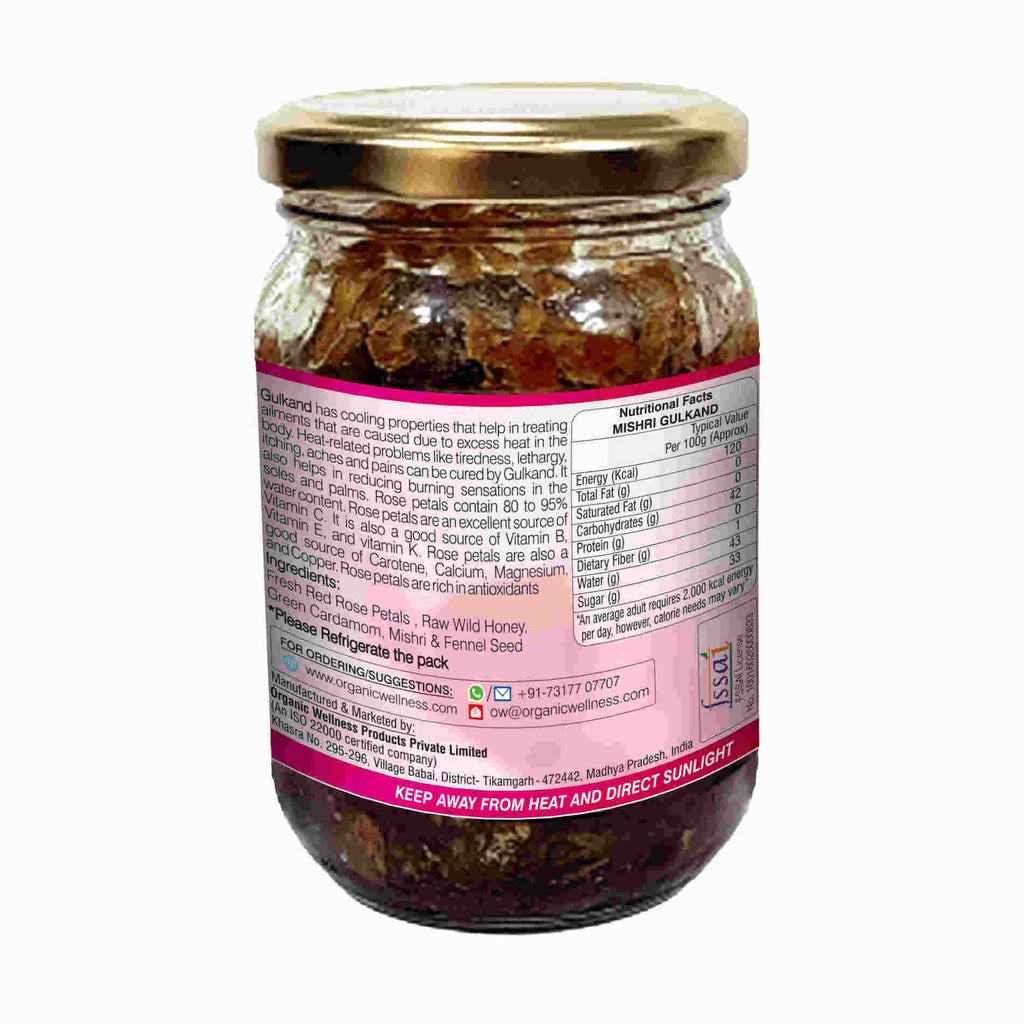 Organic Wellness Mishri Gulkand | Grocsy