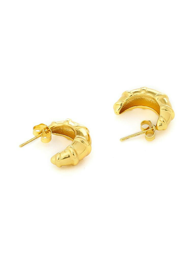 Half Moon Studs - Ruby Raang | Grocsy