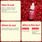 PLIX The Plant Fix Pomegranate Overnight Repair Dewy Serum - Reduce Fine Lines & Wrinkles | Grocsy