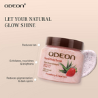 Odeon Strawberry & Aloe Vera Face and Body Scrub | Grocsy
