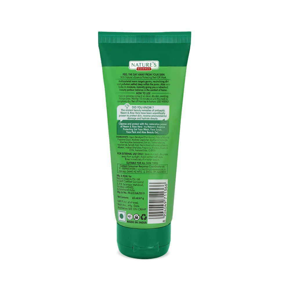 Nature's Essence Neem & Aloe Peel-Off Mask | Grocsy