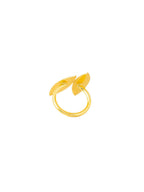 NVR Women's Western Gold-Polished Ajustable Finger Ring | Grocsy