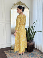The52 Women's Beautiful Rayon Fabric Printed Work A-Line Kurta Pant and Dupatta Set | Grocsy
