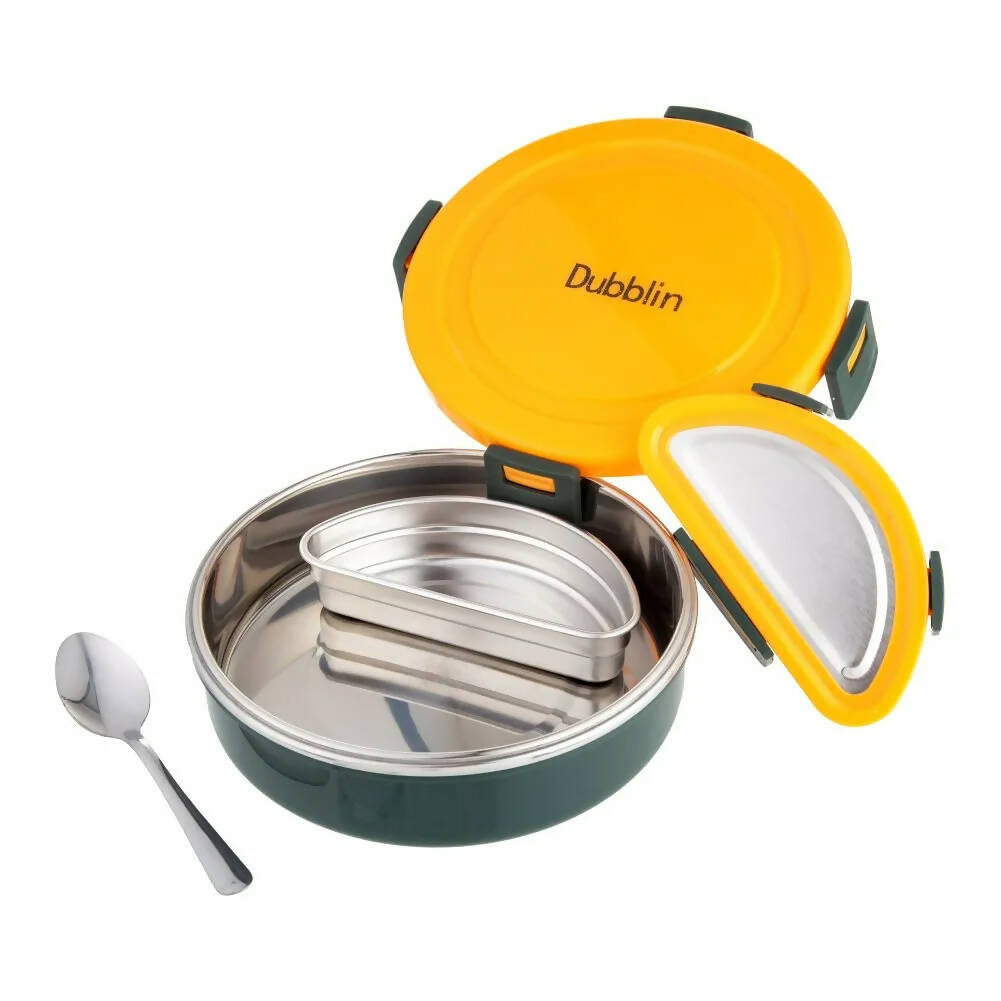 Dubblin Mint Stainless Steel Lunch Box | Grocsy