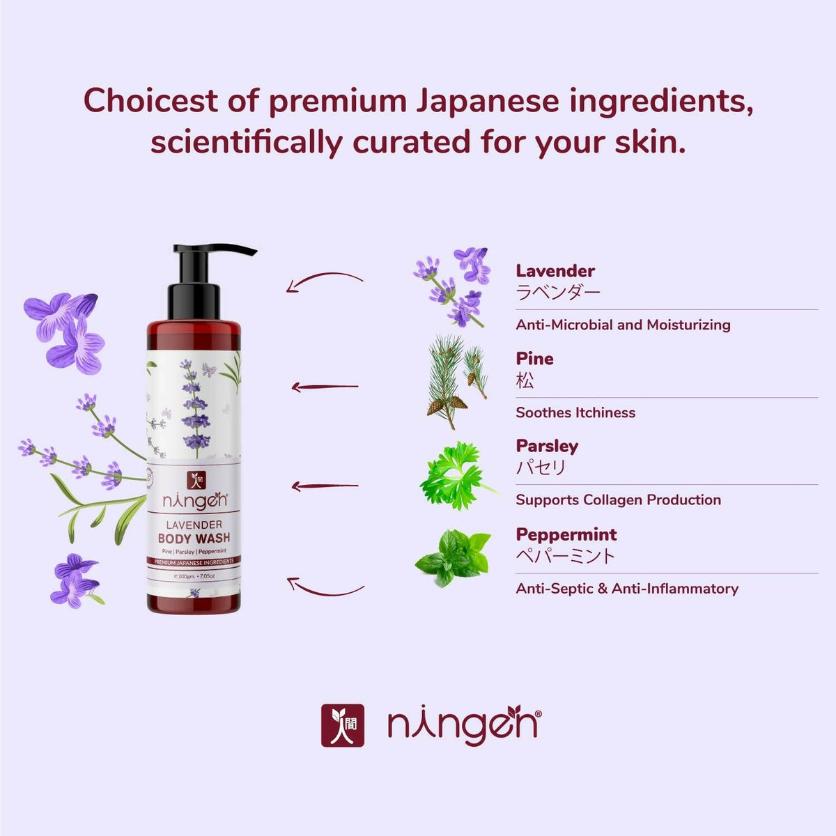 Ningen Lavender Body Wash Gel | Grocsy