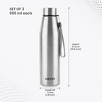 Milton Drift 1000 Stainless Steel Water Bottle | Grocsy