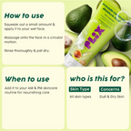 PLIX The Plant Fix Avocado Ceramide Moisture Rush Juicy Cleanser | Grocsy