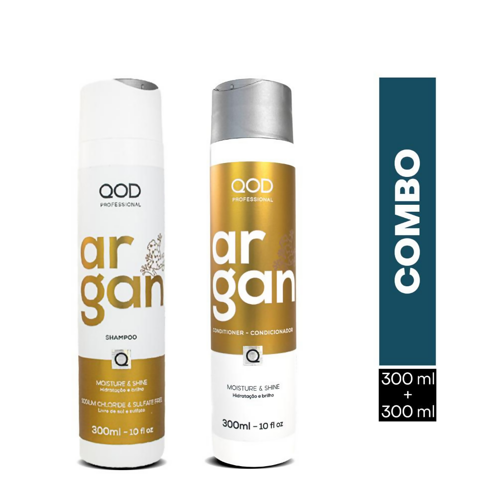 QOD Professional Argan Shampoo & Conditioner Combo | Grocsy