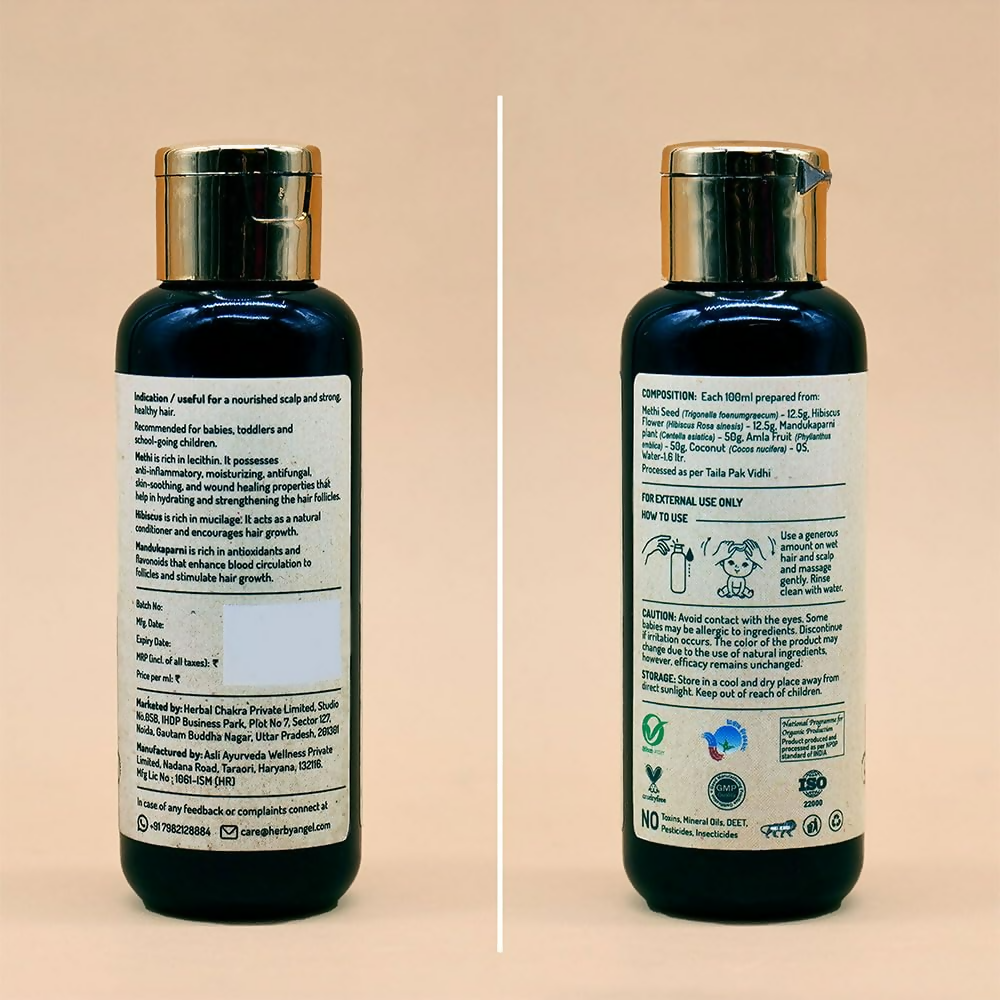 Herby Angel Head Massage Oil For Babies And Kids | Grocsy