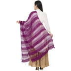 A R Silk Payal Plan Regular Dupatta Purple Color Dupatta or Chunni | Grocsy